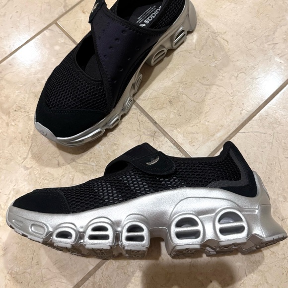 Adidas Adifom Megajane Black Mesh Mary Jane Sneakers - Picture 1 of 7